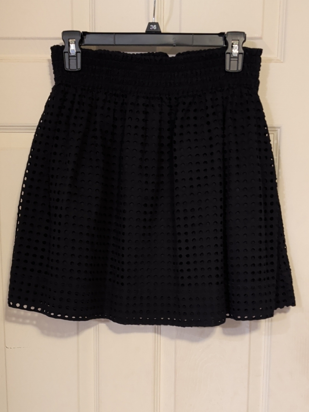 Kate Spade New York "Broome Street" Cotton Eyelet Skirt Size small